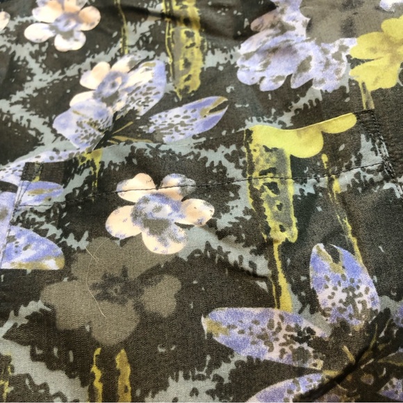 VanHeusen Mens Hawaiian Style short sleeve shirt Large loose fit - Picture 3 of 10